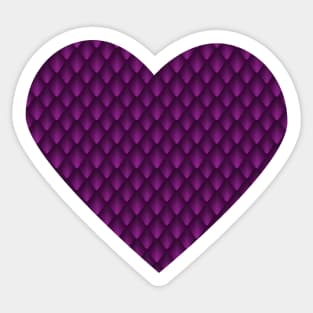 Purple Dragon Scales Sticker